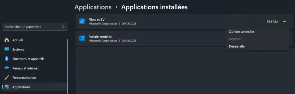 Applications d’arrière-plan dans Windows 11