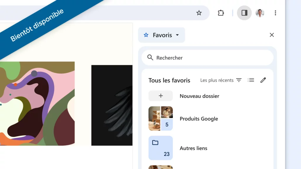 Nouveautés sur Chrome