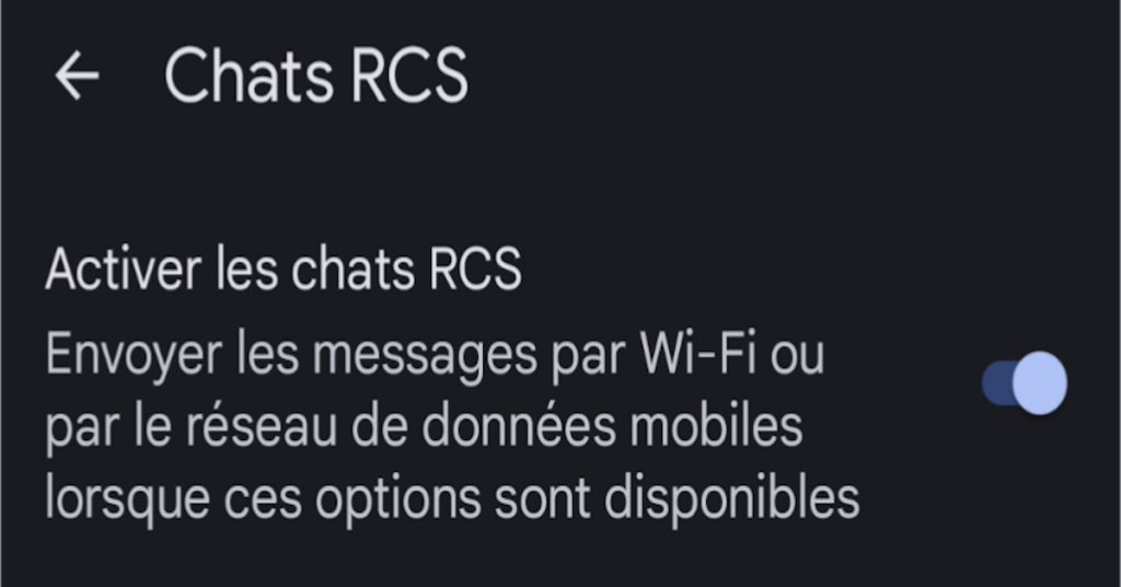 chats RCS