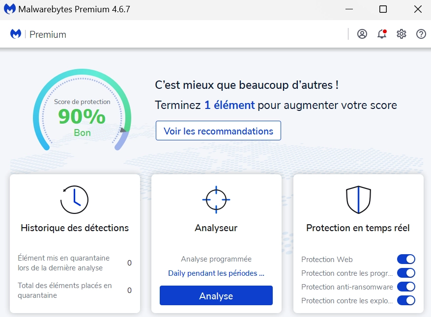 Malwarebytes pour Windows