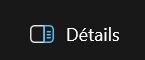 explorateur de fichiers volet Détails