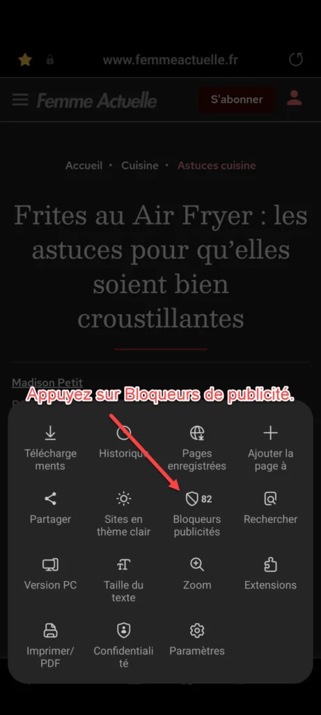 bloqueurs de publicité screenshot 3