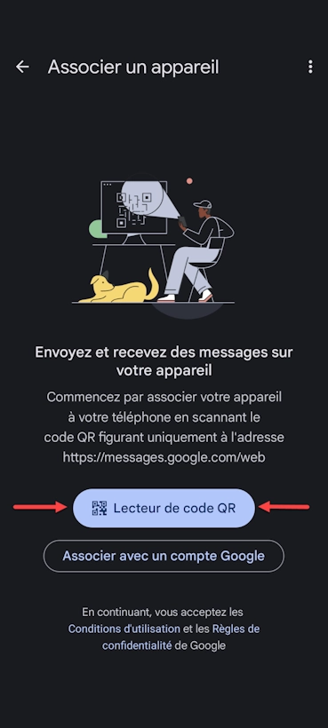 Google Messages sur votre ordinateur screenshot 3