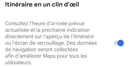 itinéraire en un clin d œil google maps