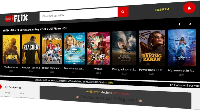 sites de streaming wiflix