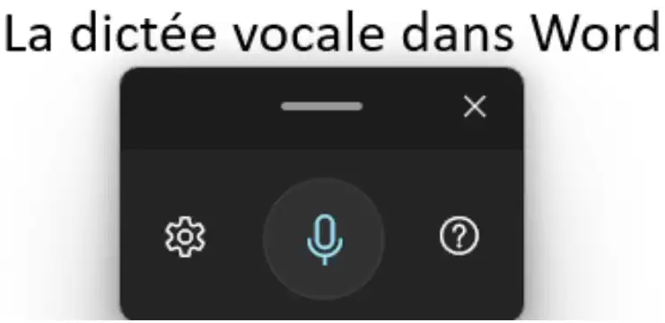 dictée vocale