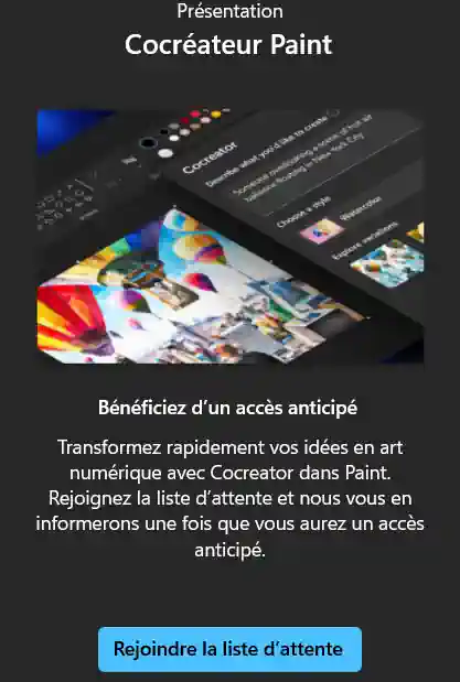 IA Cocréateur de Paint