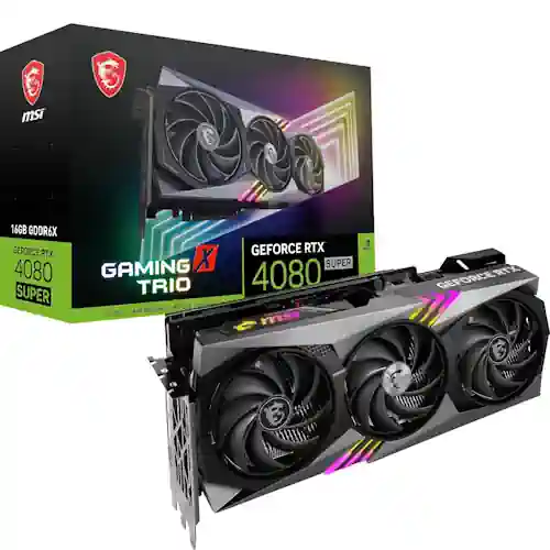 Carte Graphique MSI GeForce RTX 4080 SUPER 16G GAMING X TRIO