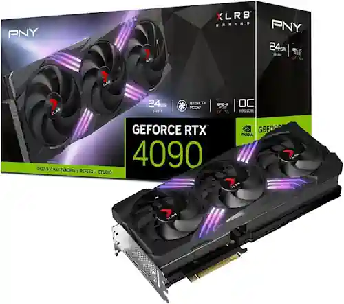 Carte Graphique PNY GeForce RTX 4090 24GB XLR8 Gaming VERTO EPIC-X RGB Triple Fan OVERCLOCKED