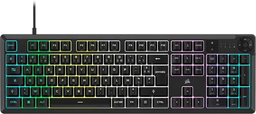 claviers gamer Corsair K55 Core RGB