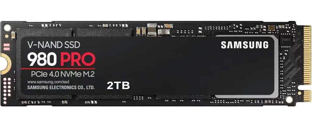 Samsung 980 PRO MZ-V8P2T0BW | Disque SSD Interne NVMe M.2, PCIe 4.0, 2 To