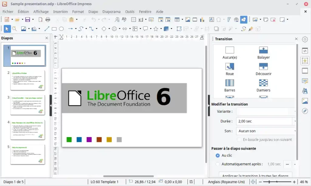 LibreOffice Impress