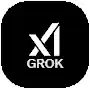 Logo Grok IA