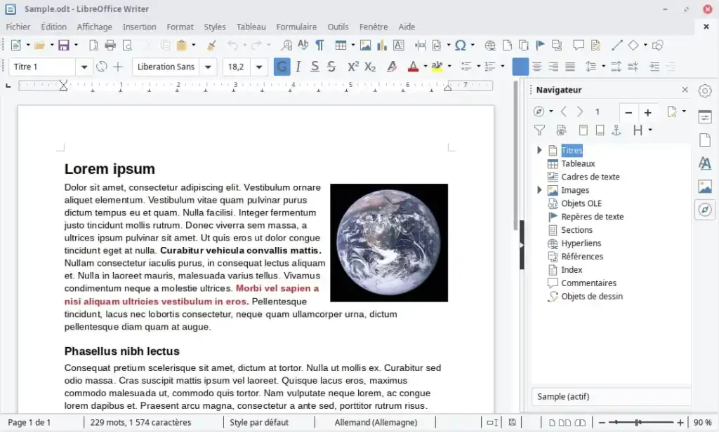 LibreOffice Writer
