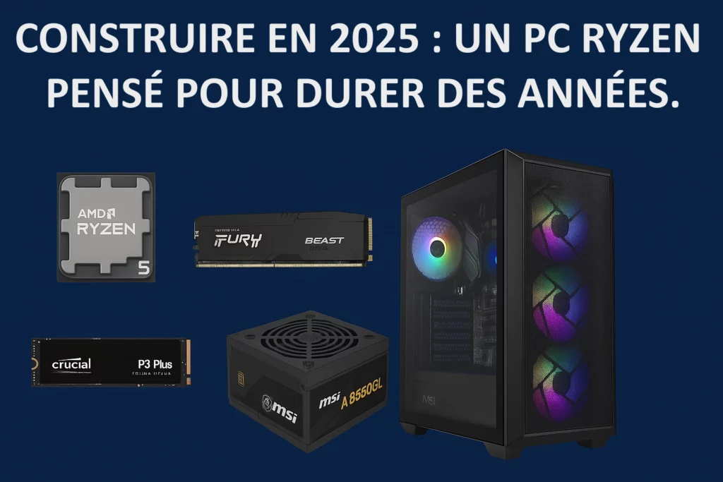 Construire un PC Ryzen durable en 2025